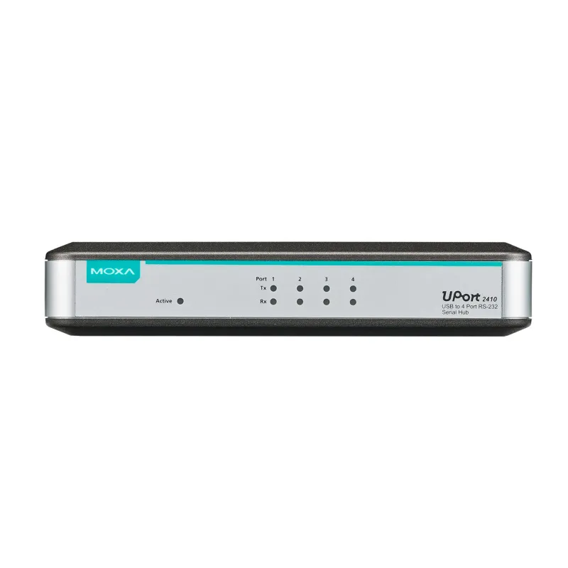 MOXA UPort 2410 4-портовый преобразователь USB в RS-232 в пластиковом корпусе