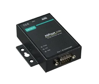 MOXA NPort 5130A-T 1-портовый усовершенствованный асинхронный сервер RS-232/422/485 в Ethernet с расширенным диапазоном температур