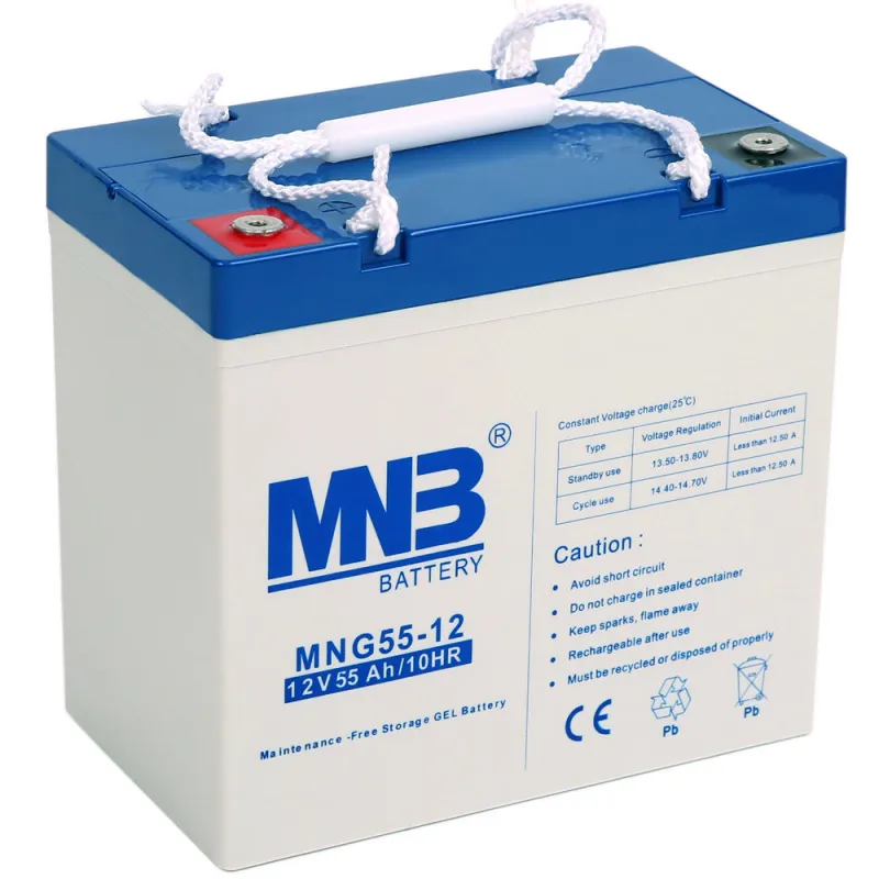 MNB MNG 55-12 Аккумуляторная батарея гелевая 12V 55 Ah