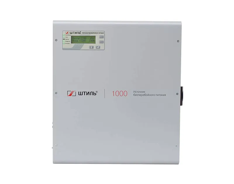 Штиль SW1000L Источник бесперебойного питания 1 кВА/0.9 кВт, настенный, внешние АКБ 36V, инверторный