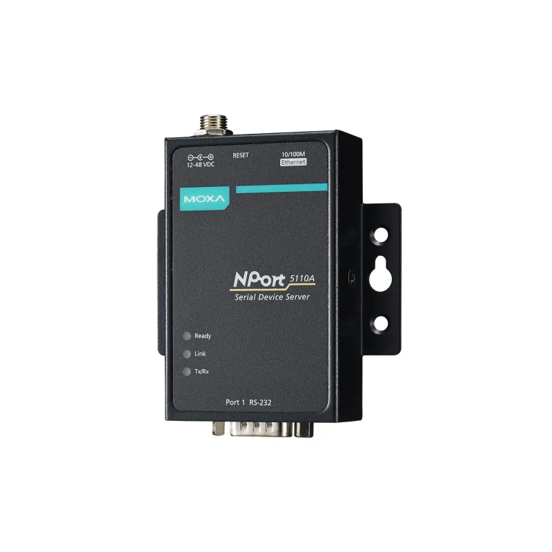 MOXA NPort 5110A 1-портовый асинхронный сервер RS-232 в Ethernet