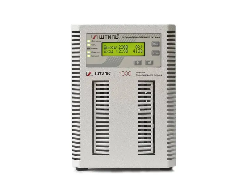 Штиль ST1101SL Источник бесперебойного питания 1 кВА/0.9 кВт, встроенные батареи 36V 9А/ч, инверторный