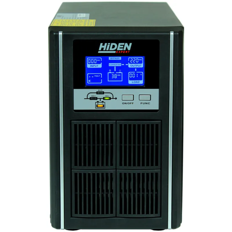 ИБП HIDEN EXPERT UDC9201S, встроенные АКБ в корпусе (3х9А/ч), 1 kVA/0,9 kW (PF=0,9)