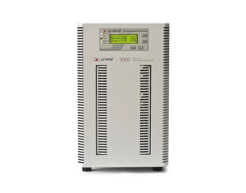 Штиль ST1103L Источник бесперебойного питания (3 кВА/2.7 кВт), инверторный, внешние батареи 96В (8*12В)