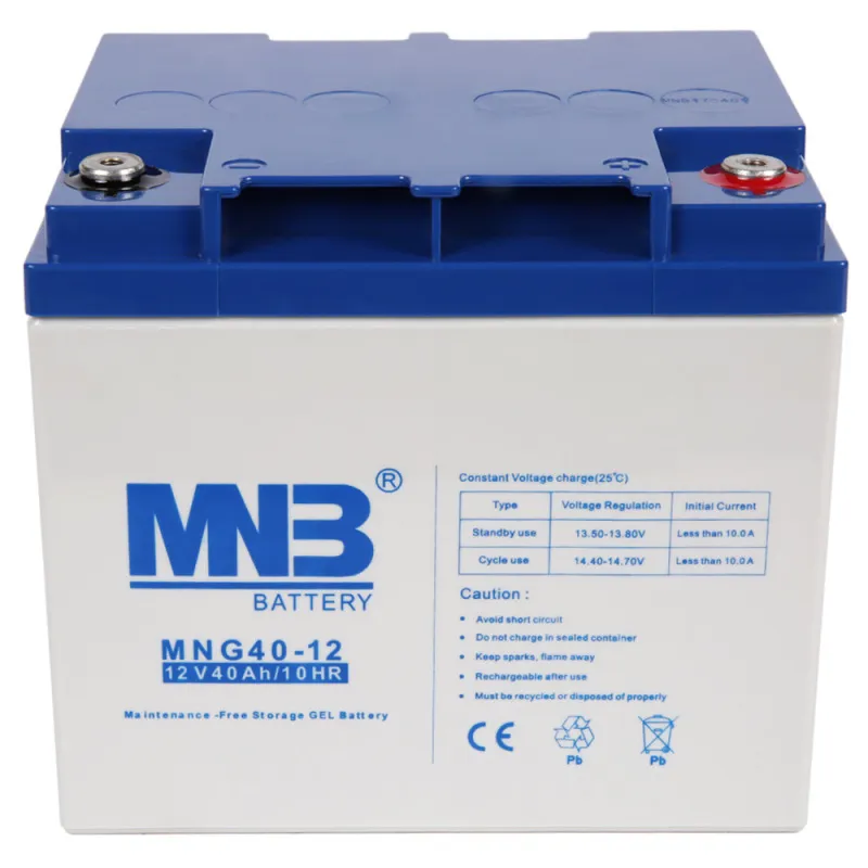 MNB MNG 40-12 Аккумуляторная батарея гелевая 12V 40 Ah