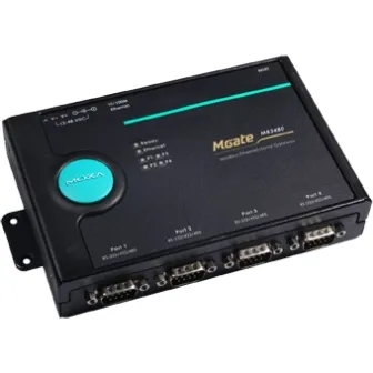 MGate MB3480 4-портовый преобразователь Modbus-RTU/ASCII (RS-232/422/485) в Modbus/TCP MOXA 
