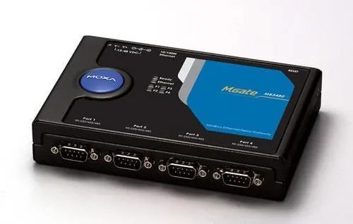 MGate MB3480 4-портовый преобразователь Modbus-RTU/ASCII (RS-232/422/485) в Modbus/TCP MOXA 