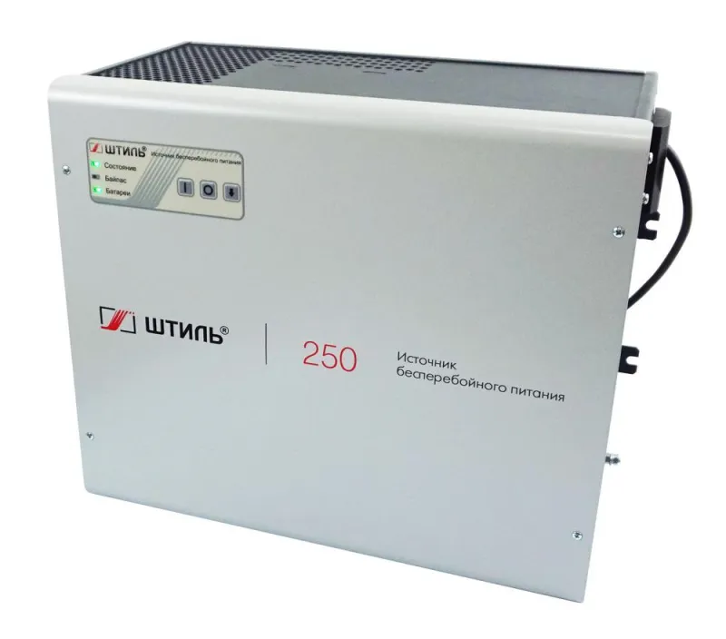 Штиль SW250 Источник бесперебойного питания 0.25 кВА/0,225 кВт, встроеная батарея 12V не установлена, инверторный