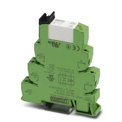 2967099 PLC-RSC-230UC/21-21 Релейный модуль устанавливается на монтажную рейку NS 35/7,5, 2 переключающих контакта, входное напряжение 230 В AC / 220 В DC